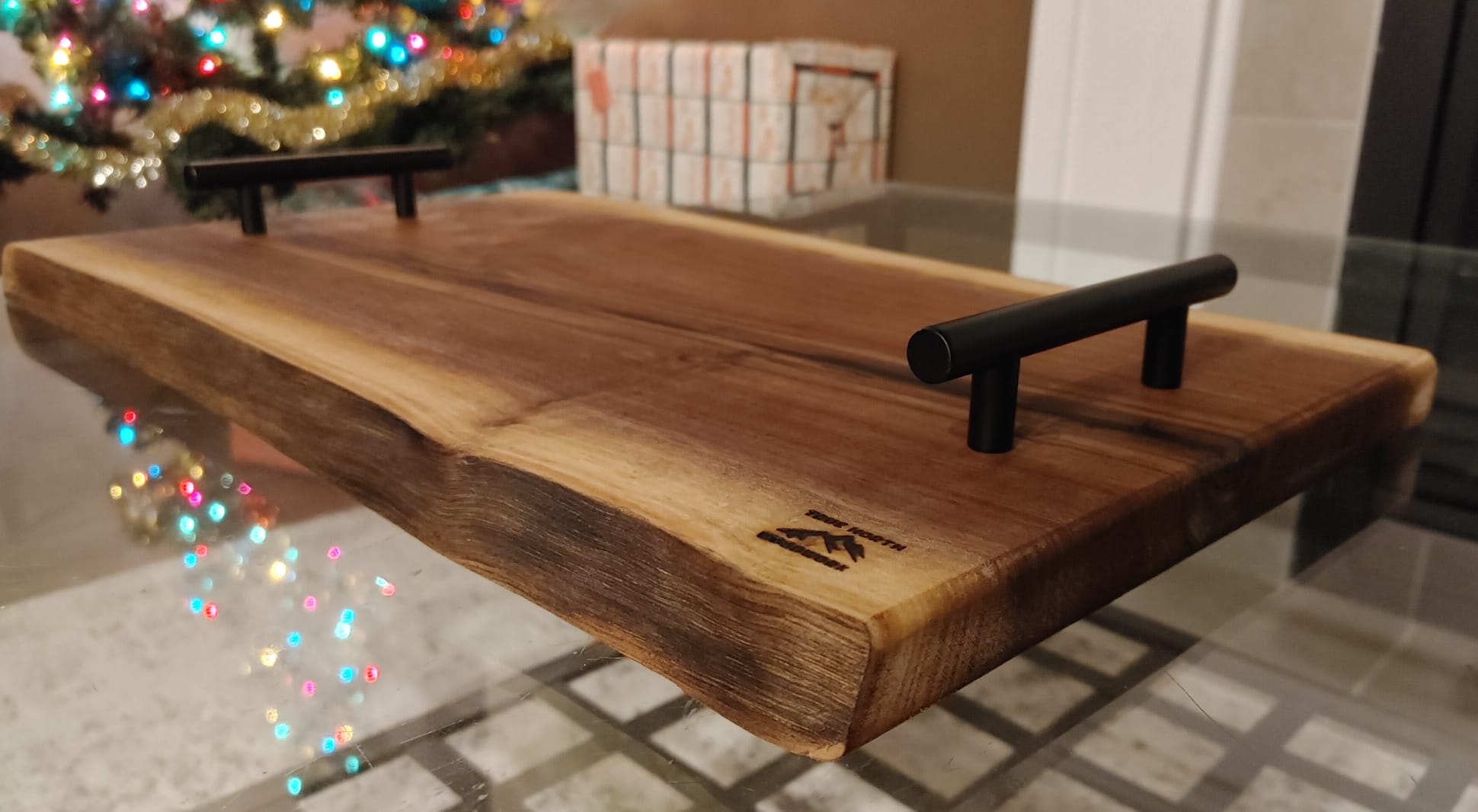 Walnut serving tray – True North Wood Work & Custom Furniture