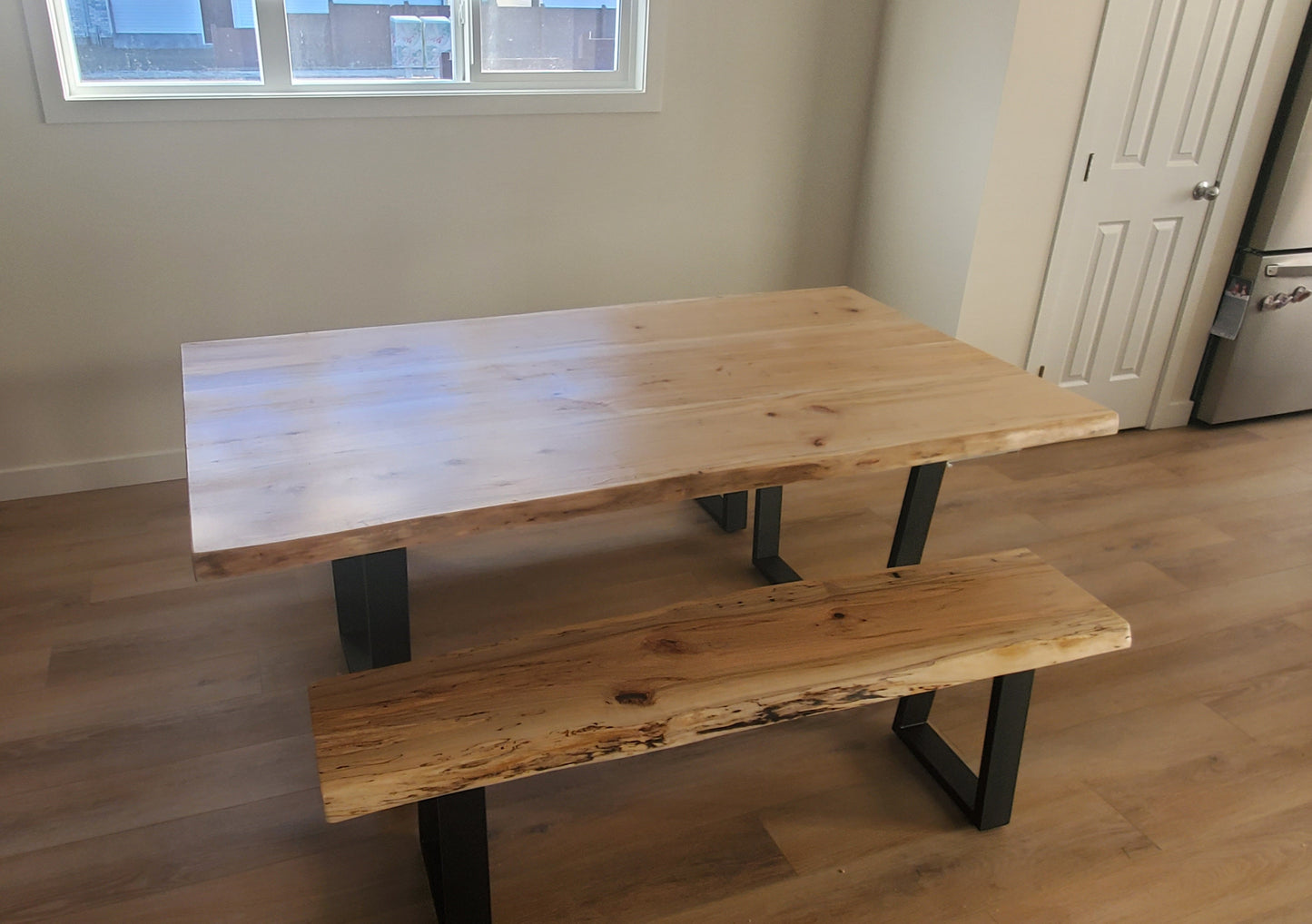 Live Edge Maple Dining Table